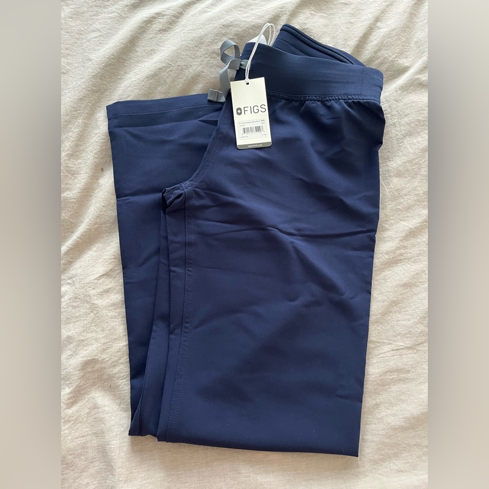 Figs XXS Petite Livingston bottoms Navy